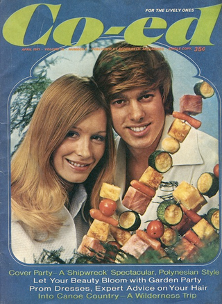 Illustration for article titled This 1970s 'Garden Party' Prom Was All About Geraniums, Floppy Hats, and 'Odd Oldies'